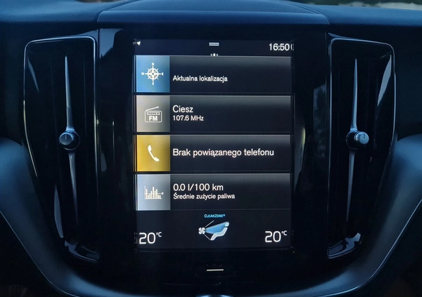 Volvo XC 60 cena 159000 przebieg: 80200, rok produkcji 2020 z Myszków małe 742